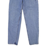 GUESS Mens Blue Regular Fit Straight Denim Jeans W31 L31 Button Closure Cotton