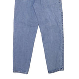 GUESS Mens Blue Regular Fit Straight Denim Jeans W31 L31 Button Closure Cotton