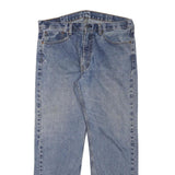 LEVI'S Mens Jeans Blue Regular Straight Denim Medium W37 L30 Classic Zip Cotton