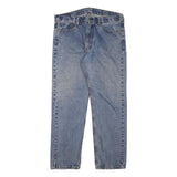 LEVI'S Mens Jeans Blue Regular Straight Denim Medium W37 L30 Classic Zip Cotton
