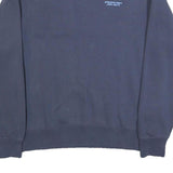 NIKE Mens Blue Crew Neck M Cotton Blend Sweatshirt Athletic Dept Just Do It