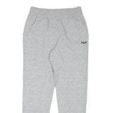 FILA Mens Joggers Grey Slim Tapered S W30 L29 Cotton Blend Casual Sportswear