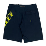 Bold Logo Oakley Graphic Sport Shorts - 32″ Waist Yellow Polyester