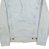LEVI'S Mens Blue Denim Jacket M Classic Cotton Button Closure Chest Pockets