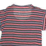MAX & CO Womens Multicolour Striped Basic Short Sleeve Round Neck Top L Casual