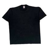 90S Blank Jerzees T-Shirt - XL Black Cotton