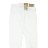 POLO RALPH LAUREN Womens White Regular Straight Denim Jeans W28 L26 Distressed