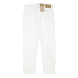 POLO RALPH LAUREN Womens White Regular Straight Denim Jeans W28 L26 Distressed