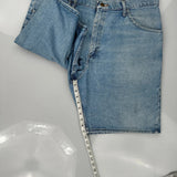 Wrangler Denim Shorts - 38W 9L Light Wash Cotton