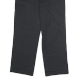 DICKIES Mens Classic Black Polyester Blend Straight Leg Trousers W36 L29