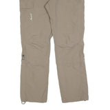 ICEPEAK Womens Regular Beige Cargo Trousers Polyester Blend W36 L32 Outdoor Zip