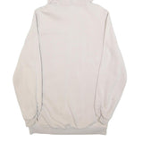 REEBOK Womens Cream Black & White Hoodie Cotton Blend Dress M Casual Sportswear