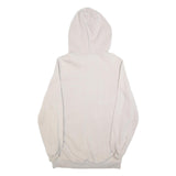 REEBOK Womens Cream Black & White Hoodie Cotton Blend Dress M Casual Sportswear