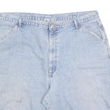 WRANGLER Mens Denim Light Blue Casual Shorts XL W38 Cotton Blend Relaxed Fit
