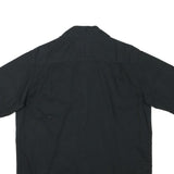 WRANGLER Mens Black Shirt L Cotton Blend Casual Button Up Pocket Style
