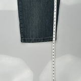 Raw Blue Denim Shorts - 34W 14L Dark Wash Cotton