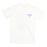 HARD ROCK CAFE Mens White S Graphic T-Shirt Short Sleeve Crew Neck Music Design