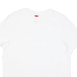 LEVI'S Mens White Classic T-Shirt L Short Sleeve Crew Neck Cotton Blend Casual