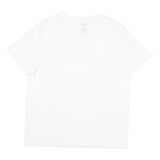 LEVI'S Mens White Classic T-Shirt L Short Sleeve Crew Neck Cotton Blend Casual