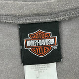 Motorcycles Harley Davidson Graphic T-Shirt - Small Gray Cotton