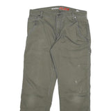 DICKIES Mens Jeans Green Regular Straight Denim W32 L28 Workwear Casual
