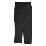 Wrangler Cargo Trousers - 34W 32L Black Cotton