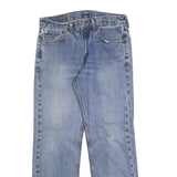 LEVI'S 505 Mens Jeans Blue Regular Straight Denim Medium W32 L30 Classic Fit