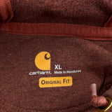 Carhartt Hoodie - XL Brown Cotton