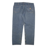 CARHARTT Mens Jeans Blue Relaxed Straight Denim Medium W40 L32 Workwear