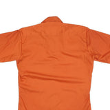 LEOPOLD OF CALIFORNIA Mens Orange Shirt S Cotton Blend Summer Casual