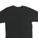 CARHARTT Mens Black Plain T-Shirt S Short Sleeve Crew Neck Logo Pocket