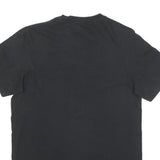 ADIDAS Mens Black The Academy Volleyball Club Graphic T-Shirt S Crew Neck Short