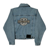 An American Legend Harley Davidson Denim Jacket - Medium Light Wash Cotton