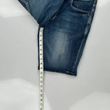 Emporio Armani Denim Shorts - 30W 10L Blue Cotton