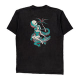 Skateboarding Dickies Graphic T-Shirt - Medium Black Cotton