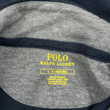 Polo By Ralph Lauren 1/4 Zip - Large Navy Cotton