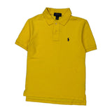 Age 10-12 Polo By Ralph Lauren Polo Shirt - Medium Yellow Cotton