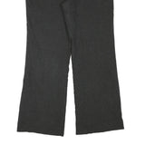 CALVIN KLEIN Lined Womens Black Relaxed Wide-Leg Trousers W32 L26