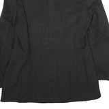 PAUL & SHARK Womens Black Classic Wool Blend Jacket M Button Double Breasted