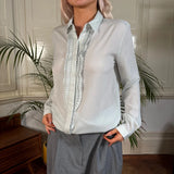 Koton Shirt - Small Blue Viscose