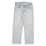 LEE COOPER Mens Blue Regular Straight Denim Cotton Light W32 L29 Zip Closure