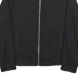 LA REDOUTE Womens Black Jacket UK 8 Polyester Zip Plain Stylish Lightweight