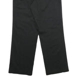 TOMMY HILFIGER Womens Cotton Blend Black Regular Straight Trousers W32 L30