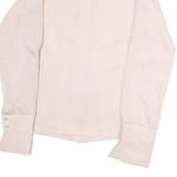 ALIVE STUART Womens Cream Cotton Shirt M Classic Button Long Sleeve