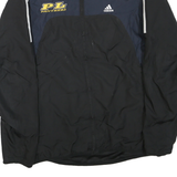 ADIDAS Mens Black Navy PL Panthers Track Jacket S Polyester Blend Zip Striped