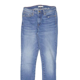 TOMMY HILFIGER Womens Jeans Blue Slim Skinny Denim Light W24 L28 Stylish Zip