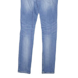 TOMMY HILFIGER Womens Jeans Blue Slim Skinny Denim Light W24 L28 Stylish Zip