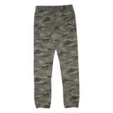 SKATE NATION Mens Cotton Blend Camo Slim Drawstring Trousers W30 L30 Casual