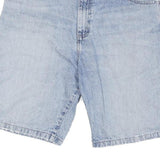 WRANGLER Mens Denim Blue Casual Shorts L W34 Cotton Blend Relaxed Fit
