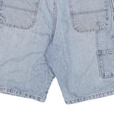 WRANGLER Mens Denim Blue Casual Shorts L W34 Cotton Blend Relaxed Fit